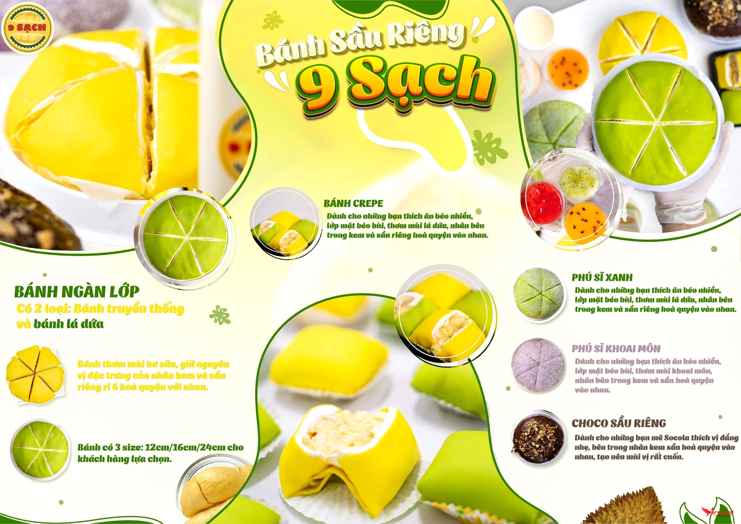 Bánh Sầu Riêng Ngàn Lớp Truyền Thống 9 Sạch – Đặc Sản Nổi Tiếng Cần Thơ