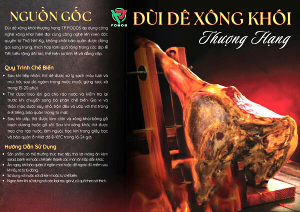 QUY TRÌNH CHẾ BIẾN ĐÙI DÊ HUN KHÓI TRUYỀN THỐNG TẠI NINH BÌNH